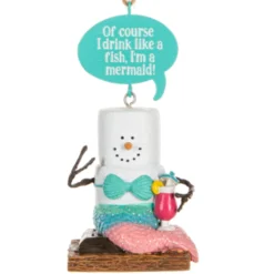 Smores Baby Blue Mermaid Ornament< Discount