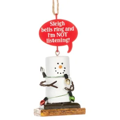 Smores Pun Im NOT Listening Ornament< Sale