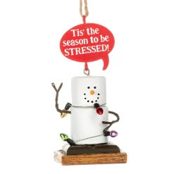 Smores Tis the Season to be Stressed Ornament< Online