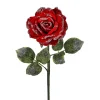 Snow Edge Velvet Red Rose Stem< Online
