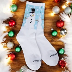 Snowman Sport Mini Crew Socks< New