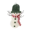 Snowman Wearing Green Hat Ornament< Fashion