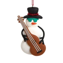 Snowman With Bass Ornament<Kurt Adler Sale