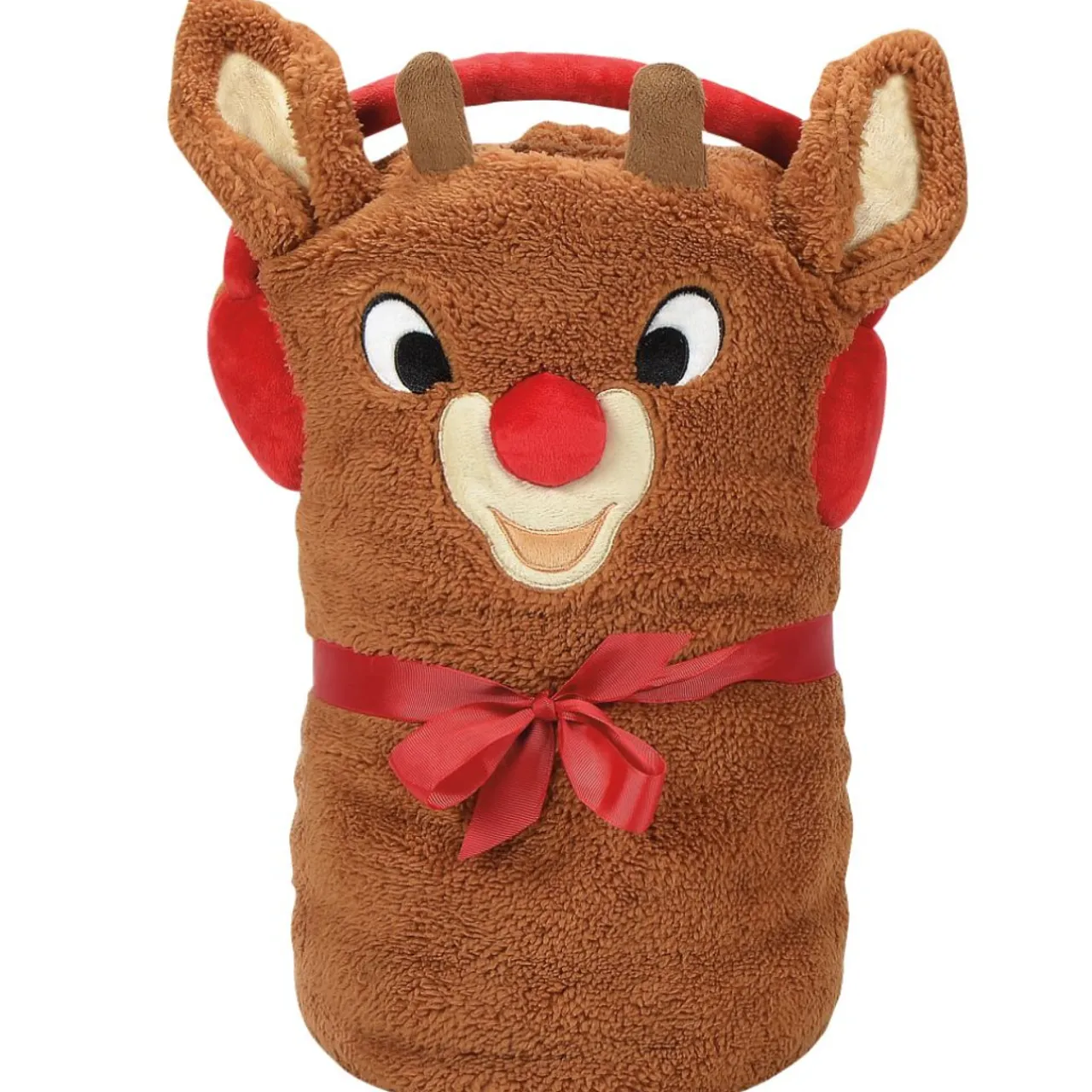 Snowpinions - Rudolph SnowThrow Blanket | The Christmas Loft< Sale