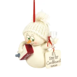 Snowpinions Time for Cardboard-eaux Snowman Ornament<Department 56 Discount