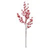 Snowy Red Berry Spray< New