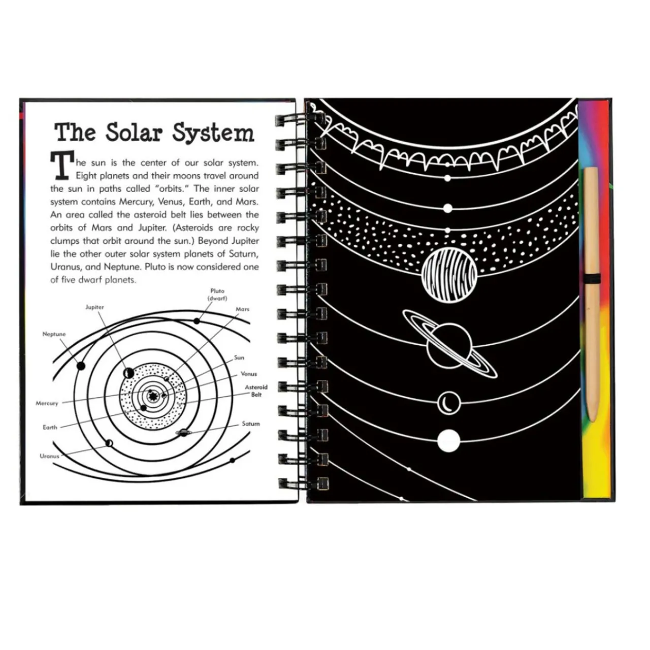 Solar System Scratch & Sketch Art Activity Book< Sale