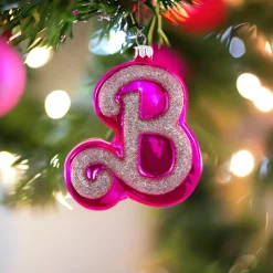Sparkling Pink B Ornament<Cody Foster & Co. New
