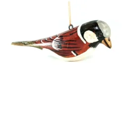 Sparrow Wood Bird Ornament< Online