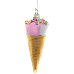 Sprinkle Drumstick Ice Cream Ornament<Cody Foster & Co. Online