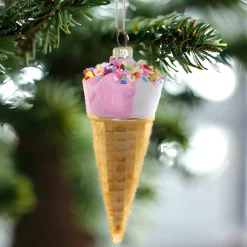 Sprinkle Drumstick Ice Cream Ornament<Cody Foster & Co. Online