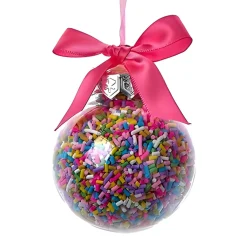 Sprinkle Filled Bubblegum Ball Ornament<Kurt Adler Hot