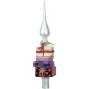 Stacked Gifts Finial Blown Glass Tree Topper< Outlet