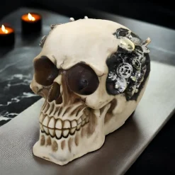 Steampunk Skull Figurine< Best