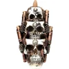 Steampunk Skulls Backflow Incense Burner< Fashion
