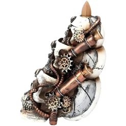 Steampunk Skulls Backflow Incense Burner< Fashion