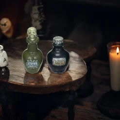 Stoneware Skull Powder And Witchs Brew Salt And Pepper Shakers< Outlet