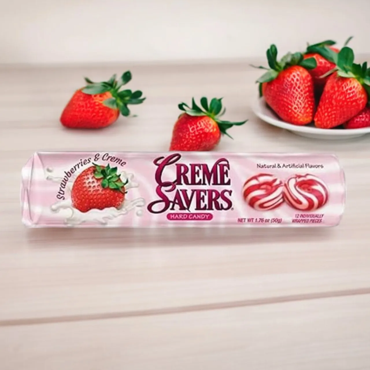 Strawberry & Cream Saver Rolls< Clearance