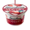 Strawberry Yogurt Cup Ornament<Kurt Adler Clearance