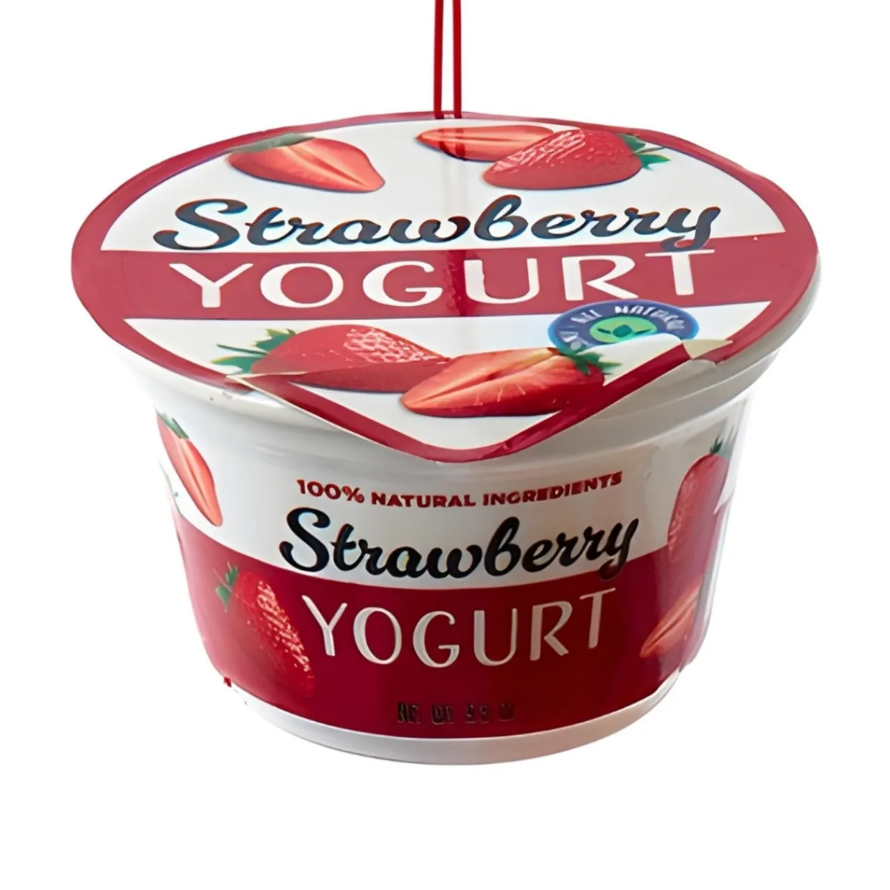 Strawberry Yogurt Cup Ornament<Kurt Adler Clearance