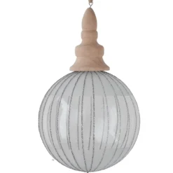 Striped Ball Ornament< Discount