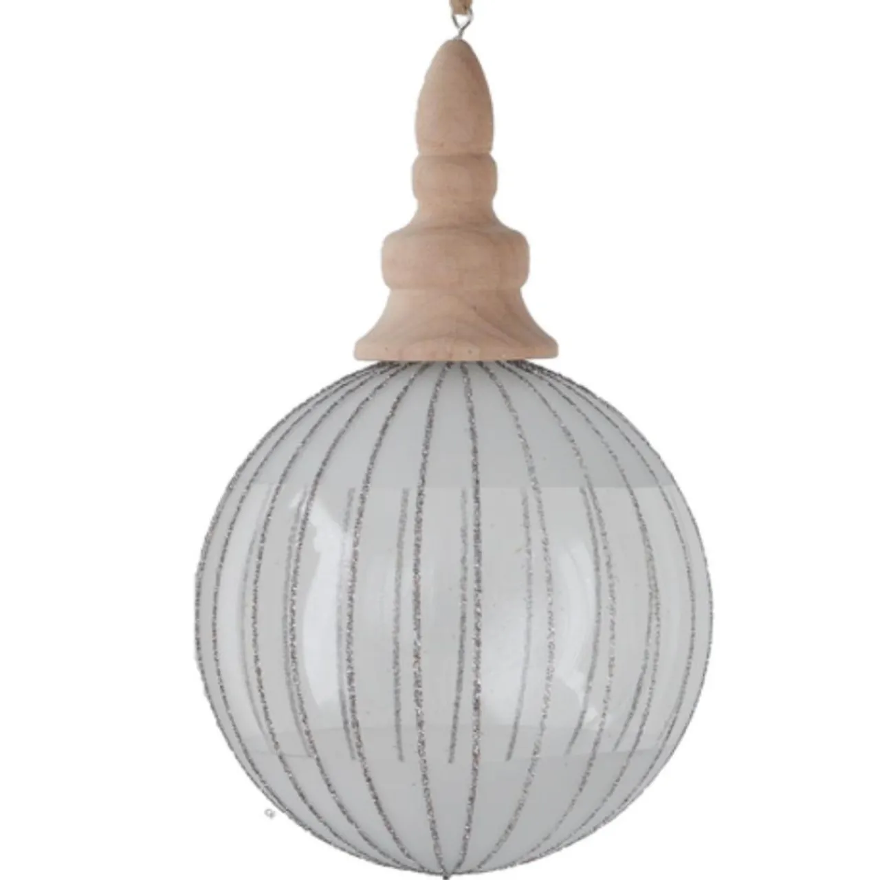 Striped Ball Ornament< Discount
