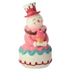 Sweets Candy Snowman Figurine Holding Cupcake< Best