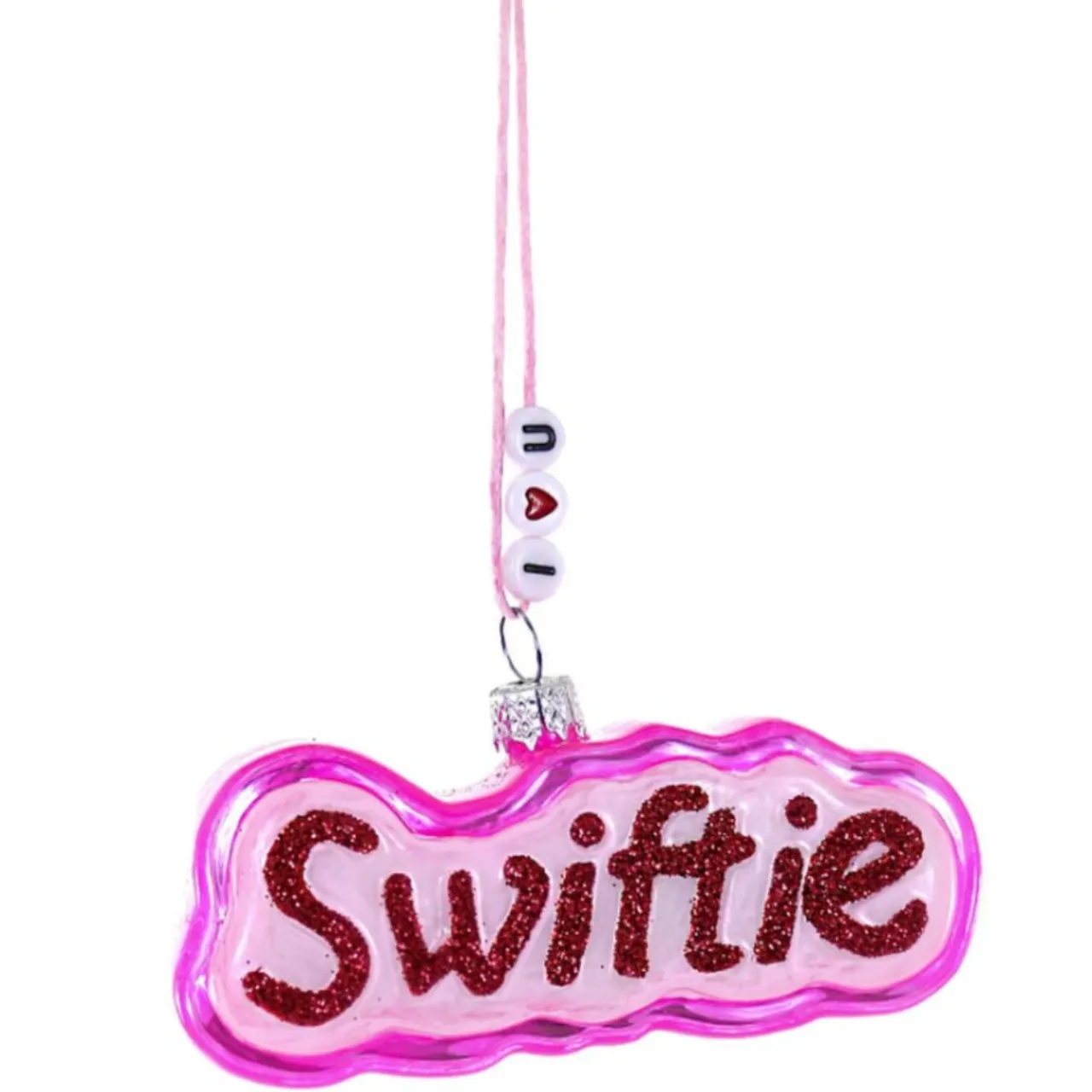 Swiftie Pink Glitter Ornament<Cody Foster & Co. New