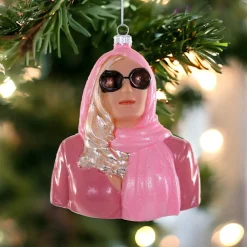 Tanya Glittering Pink Holiday Ornament<Cody Foster & Co. Fashion