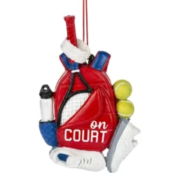 Tennis Bag Ornament - On Court< Fashion
