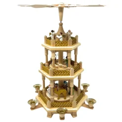 3-Tier Nativity Pyramid<Richard Glaesser New