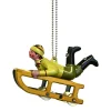 Tin Boy Sledding Ornament< Sale