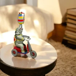 Tin Elephant on Scooter German Collectible< Online