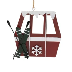 Tin Gondola Ornament< New