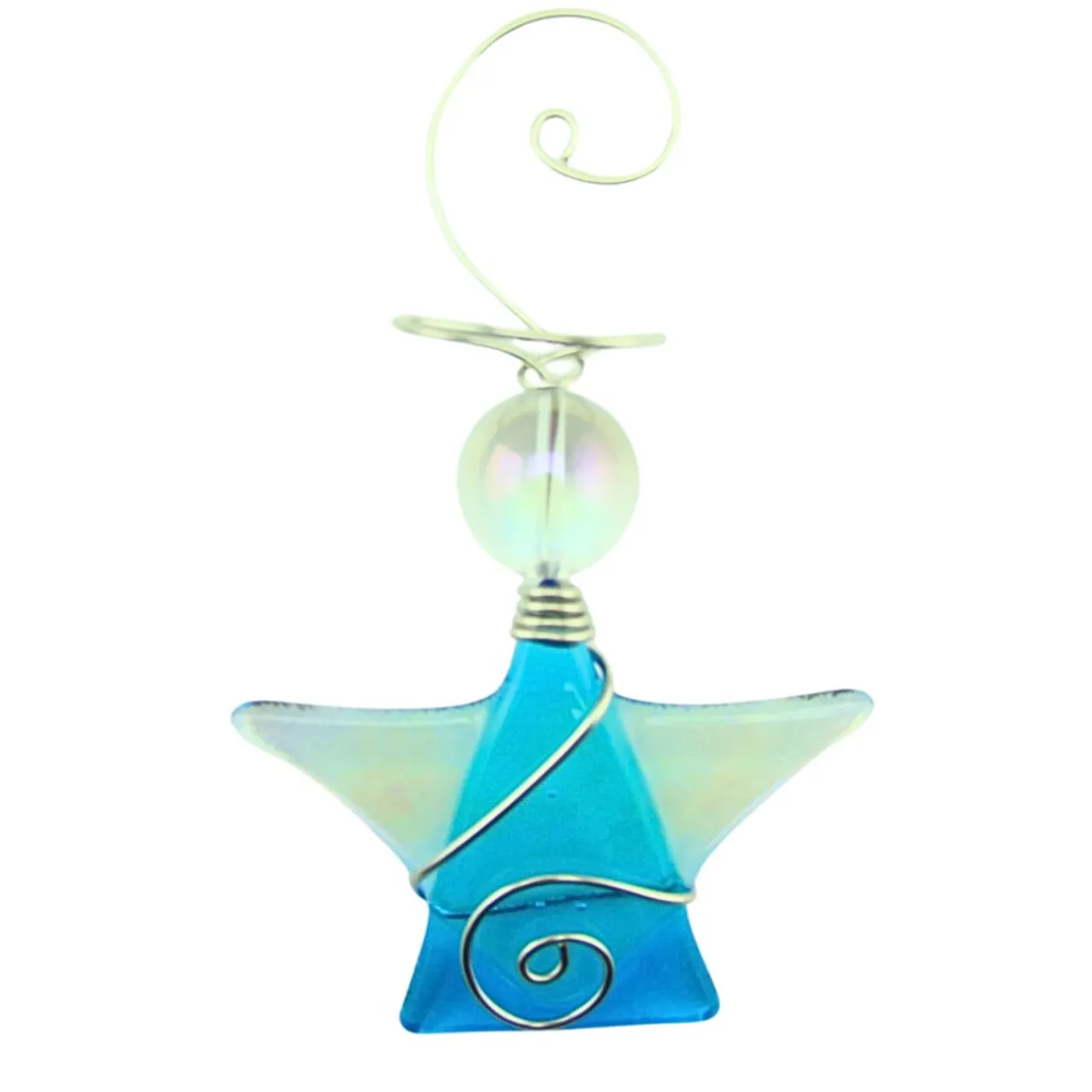 Tiny Angel Ornament – Aqua< Discount