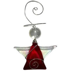 Tiny Angel Ornament – Red< Outlet