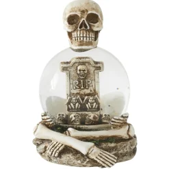 Tombstone And Skeleton Snowglobe | The Christmas Loft< Hot