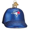 Toronto Blue Jays Baseball Cap Ornament - The Christmas Loft<Old World Glass New