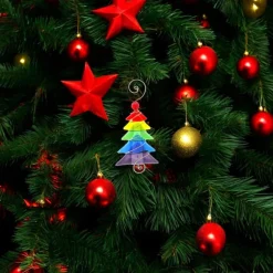 Triangle Tree Ornament – Rainbow< Online