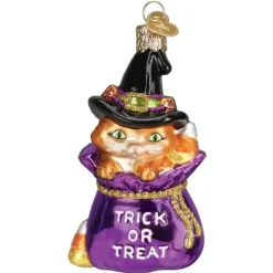 Trick or Treat Kitty Ornament - The Christmas Loft<Old World Glass Discount