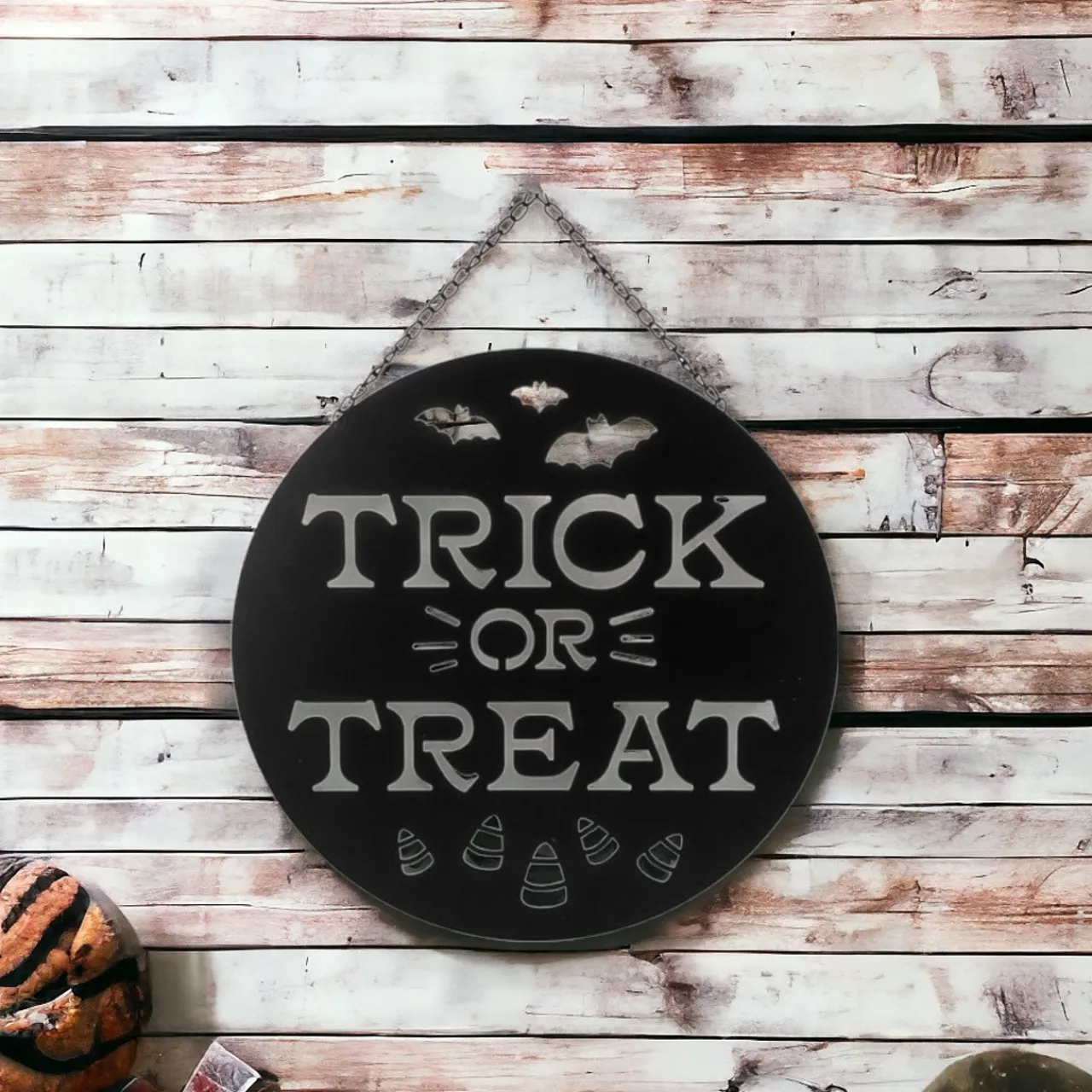 Trick or Treat Wall Decor - Halloween Sign< Discount