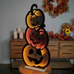 Triple Jack O Lantern Infinity Light< Clearance