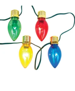 UL 10-Light Multicolor Giant C7 Bulb Light Set<Kurt Adler Outlet