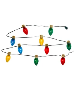 UL 10-Light Multicolor Giant C7 Bulb Light Set<Kurt Adler Outlet