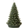 Unscented Evergreen Tree Shaped Candle< Hot