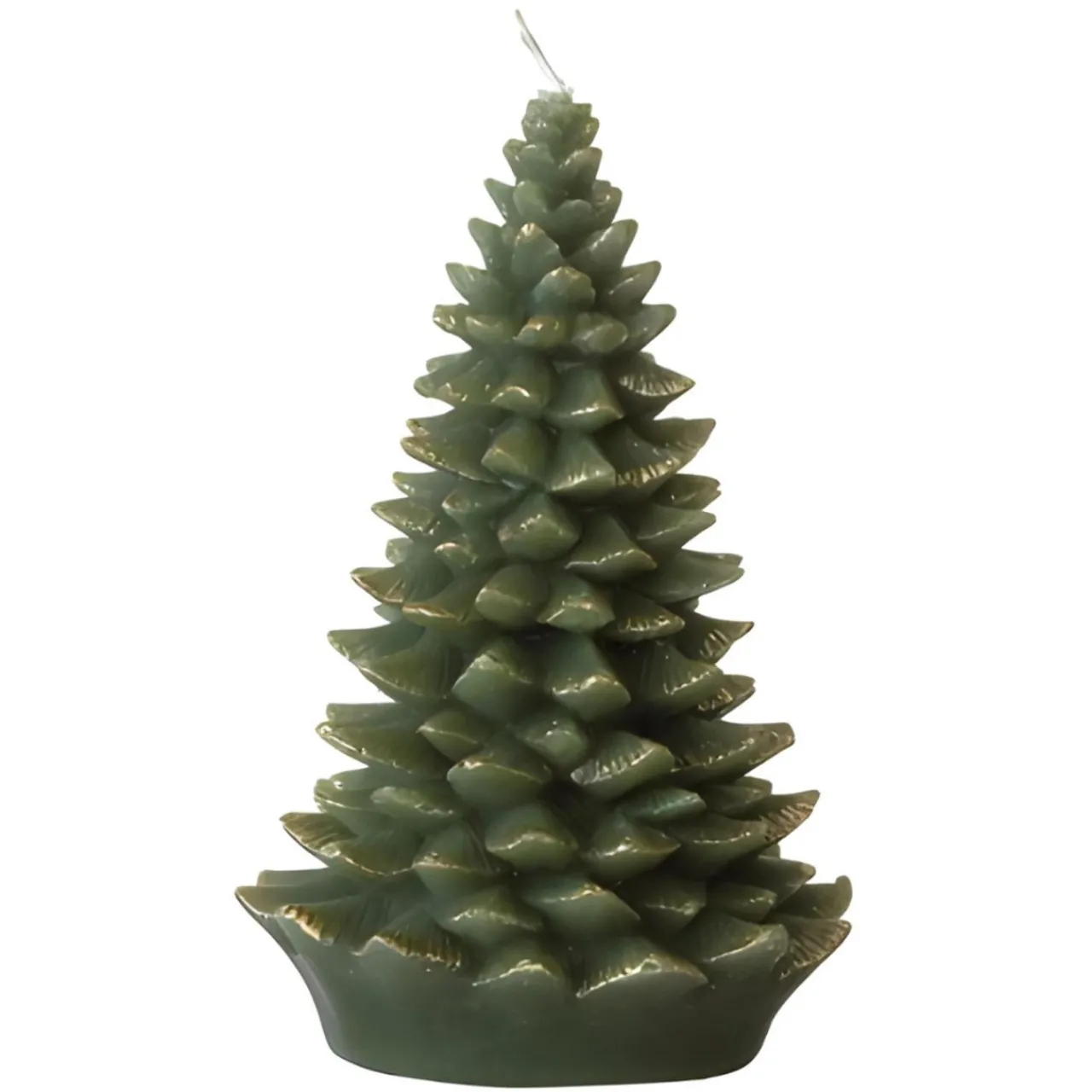 Unscented Evergreen Tree Shaped Candle< Hot