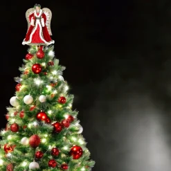 Velvet with Jewels Angel Tree Topper< Online