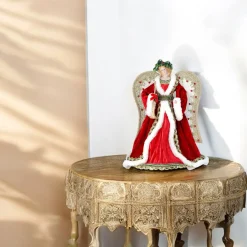 Velvet with Jewels Angel Tree Topper< Online
