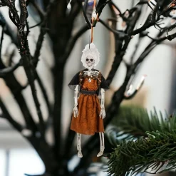 Victorian Skeleton - Orange Dress< Outlet