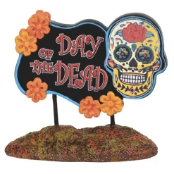 VIllage Halloween Accessories - Day of the Dead Sign | The Christmas Loft<Department 56 Discount